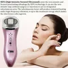 Mini HIFU Strumenti per il massaggio facciale Ultrasuoni LED RF Macchina per la cura della pelle Dispositivo per il sollevamento del viso Rimozione delle rughe Ultrasuoni Therapi Spa