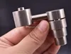 4in1 التيتانيوم مسمار 14 ملليمتر 18 ملليمتر ذكر أنثى domeless التيتانيوم المسامير بانجر ل فاب ashcatcher أنابيب المياه الزجاج