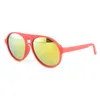 Coole Kinder-Pilot-Sonnenbrille, Mercury-Linsen, Kinder-Sonnenbrille, PC-Rahmen, UV400, 6 Farben, Outdoor-Brille