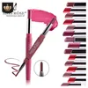 DHL Gratis Lip Gloss Miss Rose Double Heady Lipliner Waterdichte Stick Potlood Langdurige Pigment Levre Lipstick Make-up