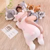 Симпатичная мультипликация Corgi Plush Toy Giant Fat Shiba Inu Dog Dog Animal Sleepwow для мальчика девочки подарок деко 100 см 120 см DY507111741660