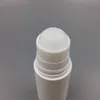 Botella de rodillo recargable de 50ml, blanco vacío con rodillo de plástico, botella de bola Rol-on de 50cc, desodorante, Perfume, loción, contenedor ligero