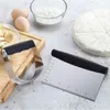 3PCS/Set Baking Accessories Stainless Steel Pie Cutter Mold Pasta Knife Flour Mixer BBQ Basting Brush