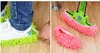 2 teile/para Top Mode Sonderangebot Polyester Solide Staub Reiniger Haus Badezimmer Boden Schuhe Abdeckung Reinigung Mop Slipper
