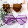 2020 Wholesale Of New Korean Fashion Sunglasses Europe And The United States Men And Women Love Sunglasses Heart Shaped Glasses Trend Cross