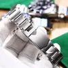 Automatiska mekaniska herrklockor klassisk stil 43mm hel armband i rostfritt stål toppkvalitet armbandsur safir super lysande