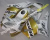 Carénage de moto pour Honda CBR600RR F5 2003 2004 CBR600 600RRF CBR 600 RR 03 04 ensemble de capot ABS blanc doré (moulage par Injection)
