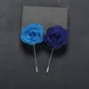 Hurtownie - Wesele Broszki Dla Mężczyzn Lapel Flower Daisy Handmade Boutonniere Kije Broszka Pin Męskie Garnitury Odzieżowe Akcesoria Czarne Czerwone