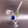 Glass Hookah Stand Oil Oneft Glass Rury Szklane Kolorowe SnakeLike Dymienie Rury Grubości Tobacco Rury dla palenia Akcesoria