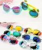 Cute Cartoon Sunglasses kids Goggles Sunblock Children Girls Boys Eyewear Glasses Plastic Frame UV Protection Colorful GIFTS