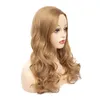 SHUOWEN peluca sintética rubia ondulada larga simulación completa cabello humano pelucas suaves para mujeres WW1-09 #