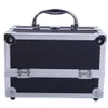 I saldi!!! Commerci all'ingrosso Spedizione gratuita SM-2176 Alluminio Trucco Train Case Jewelry Box Cosmetic Organizer con specchio 9 "x6" x6 "