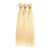 Onverwerkte Tangle GRATIS LIFTING GRATIS 100G / PIED 3 STKS / PARTIJ 100 PERCENT COLOR 613 Blonde Braziliaans Menselijk Haar Weave / Weven / Inslag / Uitbreidingen