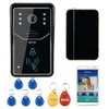 Ennio Ennio Touch Key WiFi Doorbell Wireless Video Door Phone Hem Intercom System IR RFID-kamera