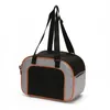 Mode Luxury PU Läder Små Cat Dog Carrier Pet Bag Outdoor Travel Carri Tote Bag Portable Pet Dog Handväska