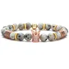 Pulsera de corona para hombre, joyería para hombre, pulsera de cuentas de piedra bracciali para mujer, pulseras, accesorios para hombre, bracciale armbanden3307071