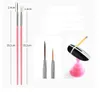15 PCS Nail Art Brush Art Art Paint Dot Draw Pen Brush for UV Gel DIY Tools 4 Color