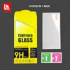 Pour iPhone 6 6P 6S 6SP Plus 7 7P 8 8P X Film de protection d'écran en verre trempé avec emballage de détail 10 PCS