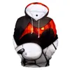 Aikooki Горячие Продажи Monokuma 3D Мужчины с капюшоном / Женщины Мода Повседневная Смешные Смешные Толстожки 3D Печать Монокума Мужские толстовки Топ
