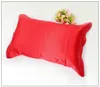 Partihandel-100% Ren Silk Pillowcase Oxford Pillow Case Pillow Sham Gratis Frakt Standard Queen King Size färgad Många färger