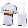 2020 Pro Team Colombia Bisiklet Forması Seti Menwomen Yaz Nefes Alabilir Bisiklet Giysileri MTB Bike Jersey Bib Şort Kiti Ropa Ciclism7874898