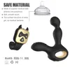 360 Rotação Vibrador Anal Aquecimento Massagem de Próstata Brinquedos Anal para Homens Butt Plug Cauda Masculino Masturbador brinquedos sexuais J19543642638