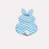 Drapeau de jardin de Pâques lapin oreille lapins décoration extérieure drapeau de jardin lapin forme ondulée drapeau suspendu avec nœud papillon bannière de Pâques