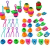 Tools 72 Pieces Sewing and Embroidery Bobbins,Bobbin Holder Clips Peels Thread Spool Huggers Keeping Bobbin Thread Under Control for E