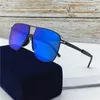 Lunettes de soleil de la mode populaire en gros Mykita Oak Ultralight Square Metal Frame Top Quality Sun Sun Glass UV400 Color Film Lens with Box