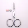 Protable Nose Hair Scissor Round Head Tip Eyelashes Curler Makeup Scissors Accepteer aangepast logo