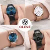 Reloj de mujer Marca Olevs Reloj de mujer Reloj de pulsera de cuarzo ultrafino de acero inoxidable dorado para mujer Reloj resistente al agua de lujo Y19051503