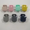 W przypadku Apple Airpods gruba silikonowa obudowa metalowa klęcznik akcesoria dla AirPods2 Soft TPU Pokrywa zestaw słuchawkowy Bluetooth 2406355