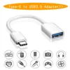 Tipo C USB 3.1 Masculino para Otg Tipo - Um adaptador feminino OTG Cabo de cabo para Letv Huawei Samsung Smartphone