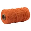 3.5 MM x 100 M macramé coton cordon pour tenture murale attrape-rêves à la main artisanat Art macramé chaîne coton corde 0507 #