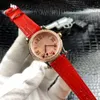 腕時計の女性は自動運動36mm 316Lの時計ケースの革のバンド防水パーティgift1