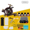 Kits Professionelle Tattoo-Kits Top-Künstler-Komplettset 1 Tattoo-Maschinengewehr-Futter- und Schattierungstinten Power-Nadeln Tattoo-Versorgung