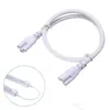 Connecteur d'accessoires de tube LED à 3 broches 20cm 30cm 50cm 100cm 150cm triphasé T4 T5 T8 éclairage de lampe à LED reliant le fil de câble à Double extrémité