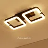 Illuminazione moderna del lampadario a led Accendino da soffitto per soggiorno Camera da letto Lamparas Techo Apparecchio di illuminazione AC110-220V Colore caffè finito