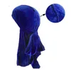 Unisex mężczyzn Women Velvet oddychający bandana hat turban doo durag cap US 15pcs242h