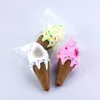 Creative Ice Cream Pipe Egg Tube Silicone Handrökning Set är inte lätt att falla rörhandsked för sked7173395