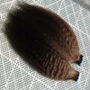 Nastro yaki grossolano nelle estensioni dei capelli umani 100% capelli veri di Remy 40 pezzi Nastro da 10 a 24 pollici nelle estensioni dei capelli Trama della pelle Capelli lisci crespi Capelli umani