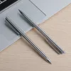 Stylo à bille en métal 0.7mm stylo à bille en laiton stylo à huile rotatif stylo à bille en acier inoxydable bureau école papeterie