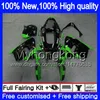 Body For KAWASAKI ZX-9R ZX900CC ZX 9R 9 R 900 2000 2001 2002 2003 Green Black 216MY.58 ZX900 ZX9 R 900CC ZX9R 00 01 02 03 Full Fairing