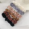 Scrunchie Hairbands 헤어 타이 여성 헤어 액세서리 새틴 Scrunchies 스트레치 포니 테일 홀더 수제