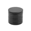 4 Layer Zinc Alloy Metal Tobacco Grinder Herb Grinder 6 Colors 40mm 50mm 55mm 63mm Hand Muller Crusher