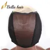 Professional Lace Wigs Caps for Making Wig U-Part Lace Cap Color Brown/Black C Top Capss With Adjustable Straps Bella Hair