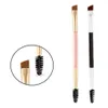 Tamax bambou Double tête cils biseauté brosse à sourcils outil de maquillage accessoires de haute qualité sourcils pinceaux de maquillage pour cils