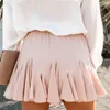 Weiß Schwarz Chiffon Sommer Rock Frauen 2020 Mode Koreanische Hohe Taille Gefaltete Mini Sonne Schule Rock Weibliche