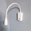 Topoch Luce di Lettura Notturna Touch Dimmer Lampada per Foto Braccio Flessibile Lente Focalizzata Driver Integrato 3W 200LM per Comodino Camper Barca Montaggio in Superficie Sconces AC100-240V DC12V