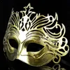 Romerska soldat Man Filigree Laser Cut Men Venetian Masquerade Ögonmaskar Party Halloween Cosplay Bröllop Mardi Gras Ball Masks WY822